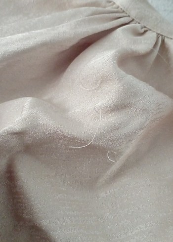 Uzun Kollu Krem Drapeli Abiye Elbise - Görsel 8