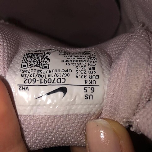 37,5 Beden nike kadın ayakkabı