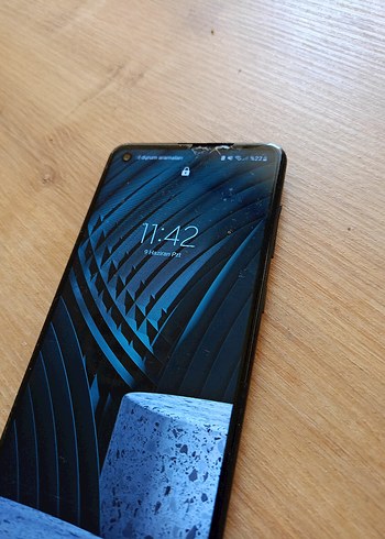 Koyu Mavi Android Telefon samsung A21 keyfe satılıktır