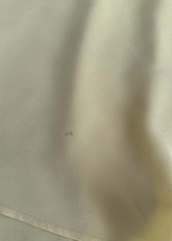 xs Beden sarı Renk Sarı Mini Kolsuz Bluz V Yaka Fırfırlı