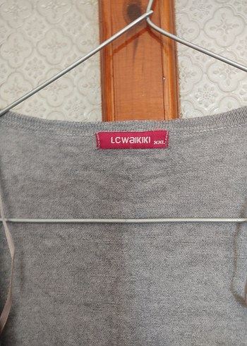 LC Waikiki Gri Uzun Kollu Hirkasi