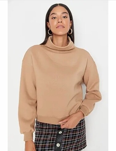 Açık vizon sweat