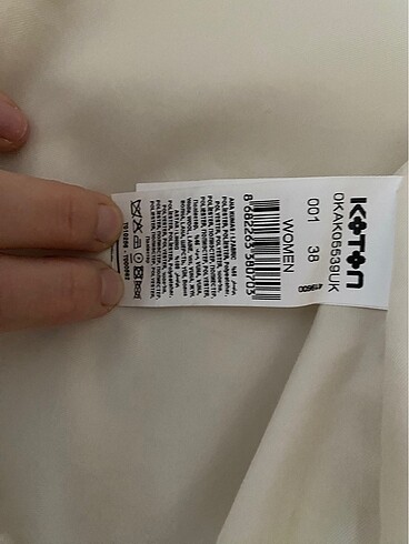 m Beden Koton yünlü ekru kaban