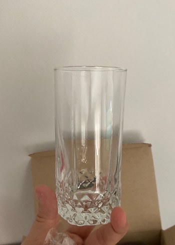 Kaveh 6'lı Uzun Beyaz Bardak Seti - Görsel 3