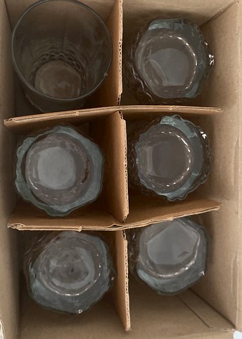 Kaveh 6'lı Uzun Beyaz Bardak Seti - Görsel 2