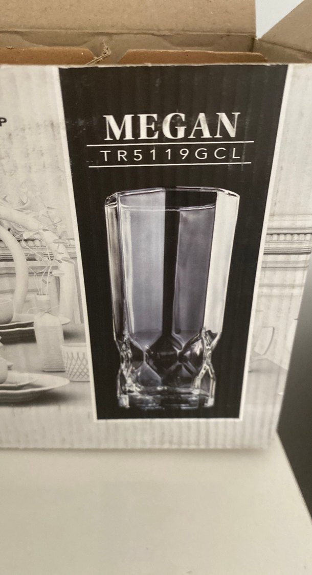 Kaveh 6'lı Uzun Beyaz Bardak Seti - Görsel 4