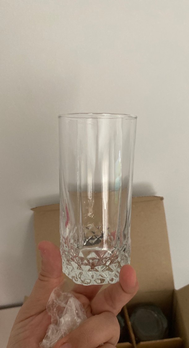 Kaveh 6'lı Uzun Beyaz Bardak Seti - Görsel 3