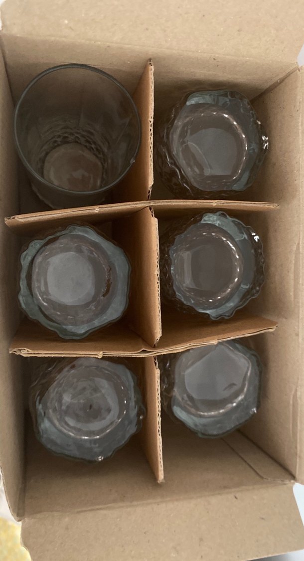 Kaveh 6'lı Uzun Beyaz Bardak Seti - Görsel 2