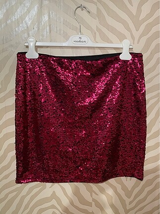 H&M Pull payetli etek