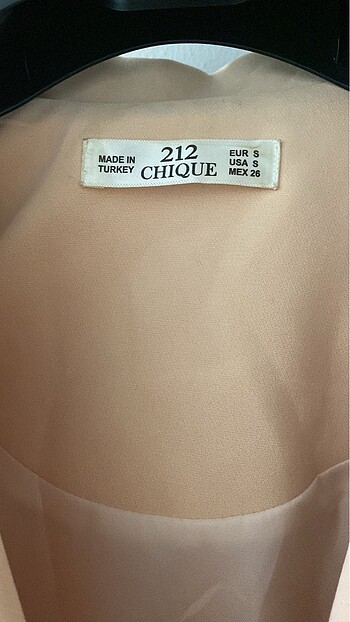 s Beden camel Renk Stil Sahibi Bej Blazer Ceket