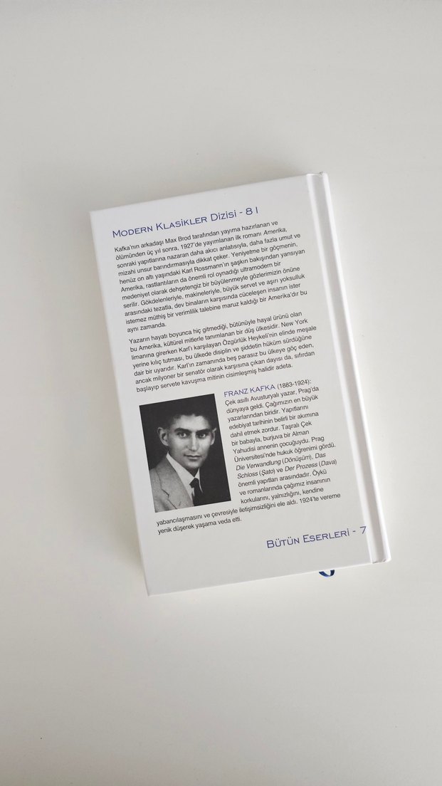 Franz Kafka - Amerika(Ciltli) - Görsel 2