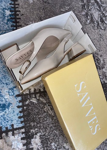 Sıfır krem rengi babet - Görsel 2