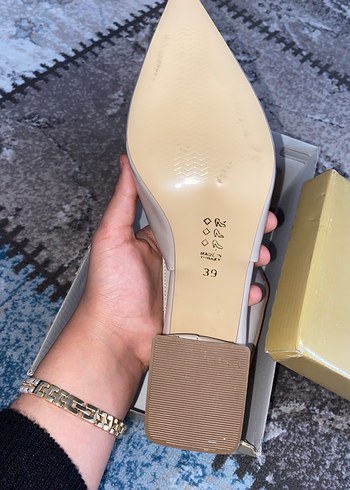 Sıfır krem rengi babet - Görsel 3