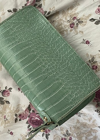 SuYeşili Yılan Derisi çanta - Görsel 2