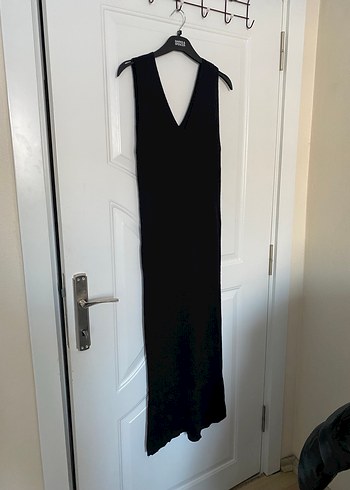 Siyah triko elbise takım - Görsel 2