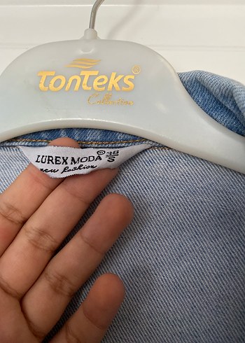 Diğer Eskitme detaylı kadın kot ceket
