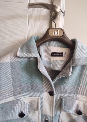 kışlık ceket gömlek mavi - Görsel 2