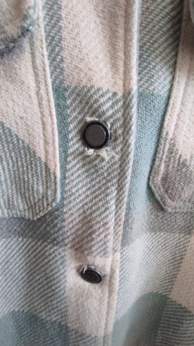 kışlık ceket gömlek mavi - Görsel 3