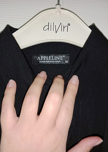 s Beden siyah Renk Siyah Düğmeli Gömlek, Strappy Kollu, Midi Boy