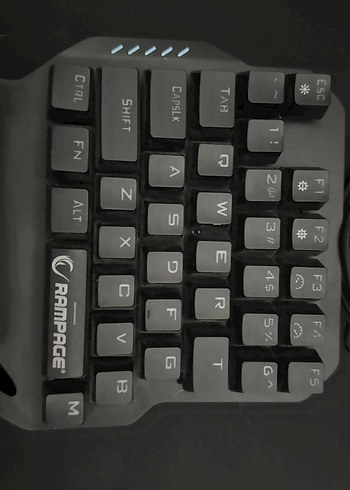 1/5
Rampage KB-R77 USB Blue switch mekanik tek el klavyesi - Görsel 3