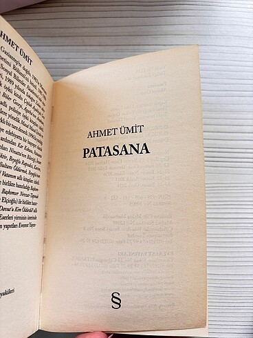 Beden Renk Ahmet Ümit Patasana