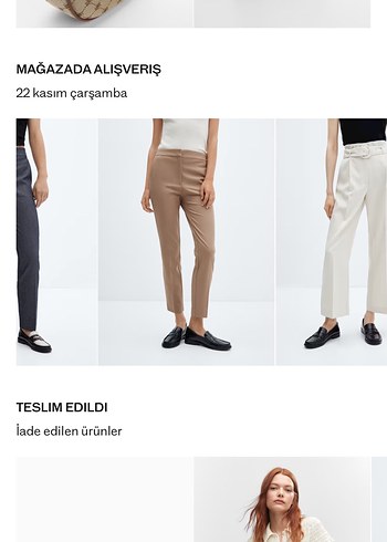 Mango Kahverengi Kumaş Pantolon - Görsel 3