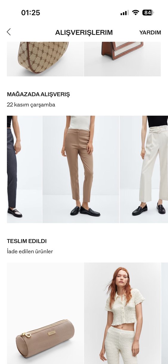 Mango Kahverengi Kumaş Pantolon - Görsel 3