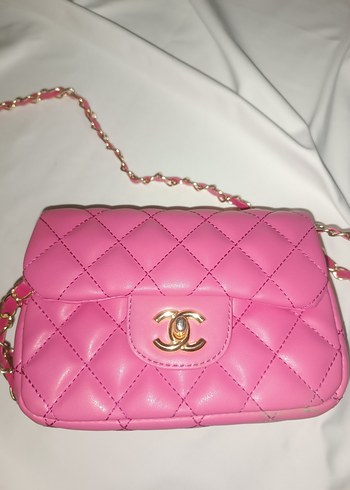 Chanel Chanel Pembe Zincir Detaylı Kadın Deri Çanta