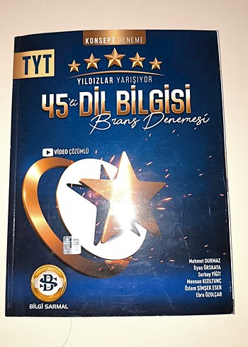 Bilgi Sarmal Yıldızlar Yarışıyor TYT 45'li Dil Bilgisi Denemesi
