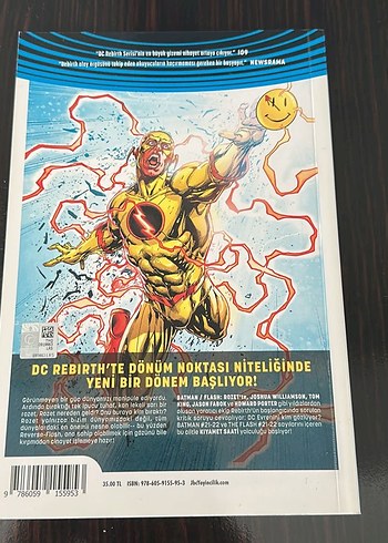  Beden Batman ve Flash DC Rebirth Çizgi Romanı