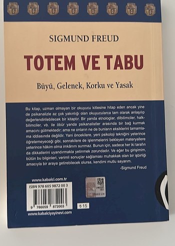Beden Totem ve Tabu - Sigmund Freud
