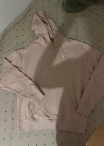 s Beden pembe Renk Pembe Kapüşonlu Kadın Sweatshirt S/Pembe
