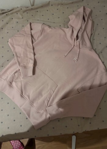 Puma Pembe Kapüşonlu Kadın Sweatshirt S/Pembe