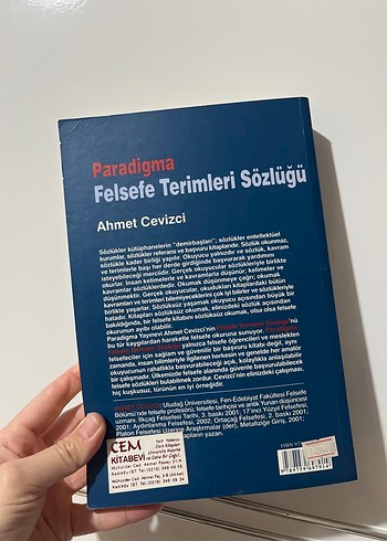 Paradigma Felsefe Terimleri Sözlüğü - Ahmet Cevizci - Görsel 2