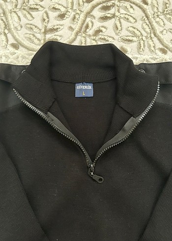 Fermuarlı Siyah Erkek Polar Sweatshirt - Görsel 3