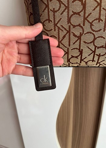 Kahverengi Deri Baskılı Kadın Çapraz Çanta - Görsel 4