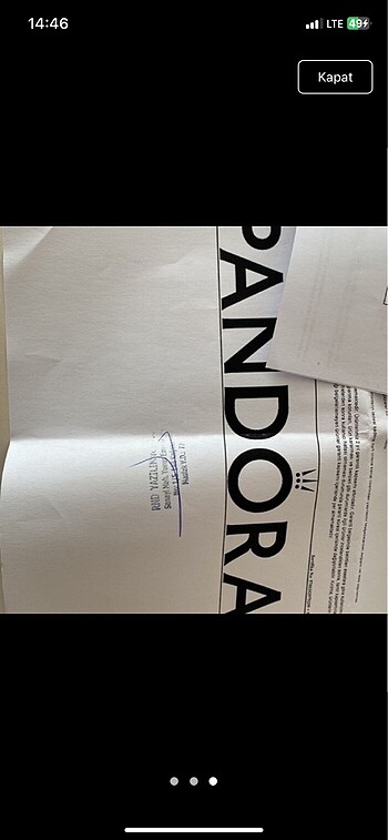 Pandora charm