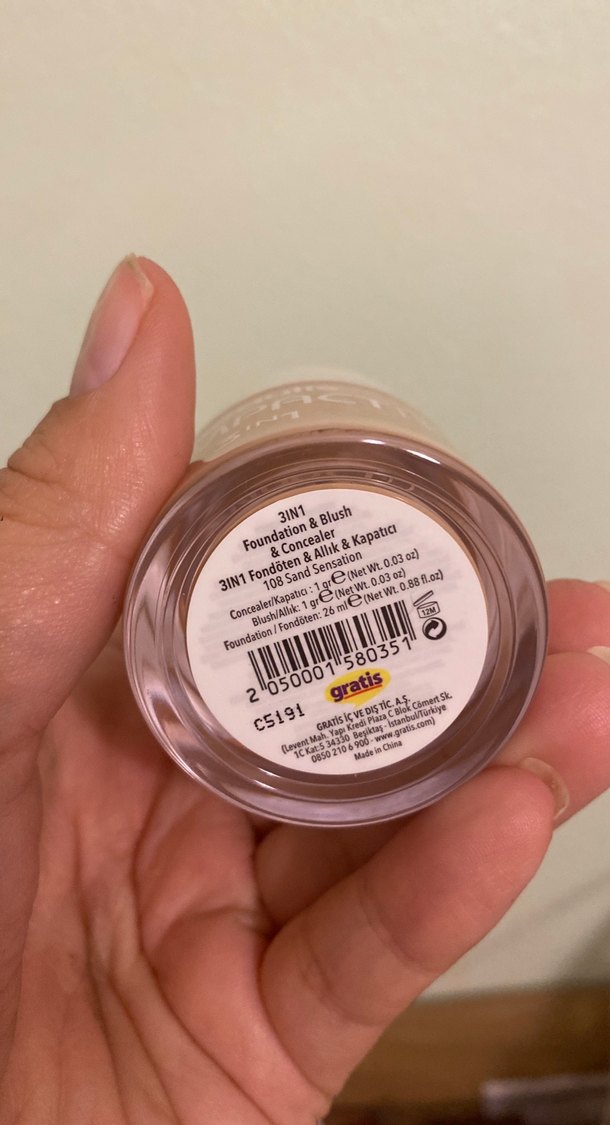 Beaulis 3'ü 1 Arada Beige Compact Pudra ve makyaj bazı - Görsel 3