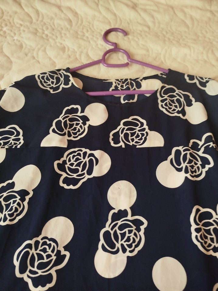 lacivert BaskılıTunik - Görsel 3