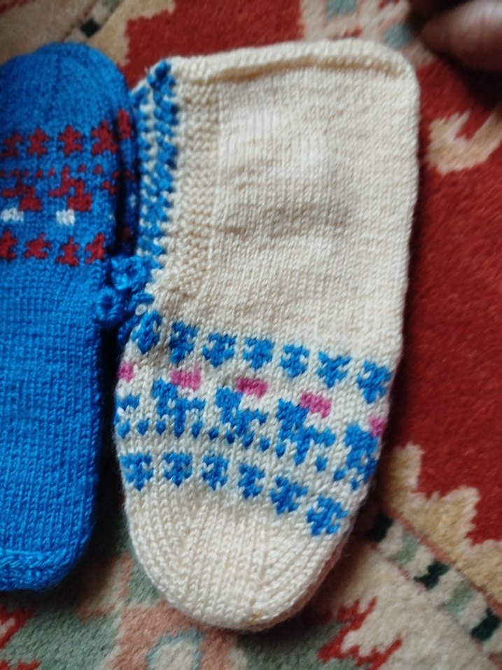 Bordo Kız Çorabı iki çifti - Görsel 4