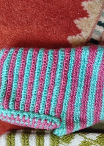 Nakışlı Çok Renkli Fırın Eldiveni - Görsel 2