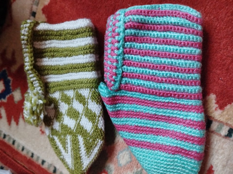 Nakışlı Çok Renkli Fırın Eldiveni - Görsel 3