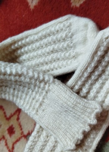 Gri Örgü çorap iki çifti - Görsel 3