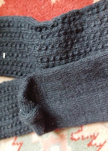 Gri Örgü çorap iki çifti - Görsel 5