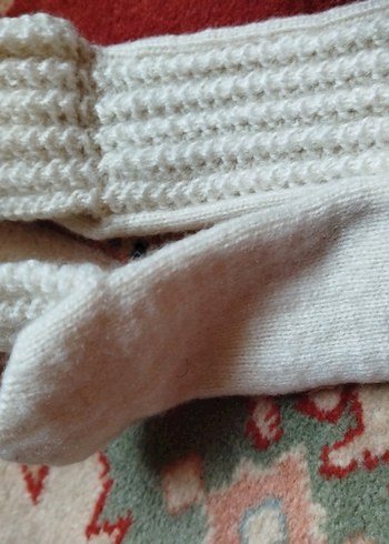 Gri Örgü çorap iki çifti - Görsel 2