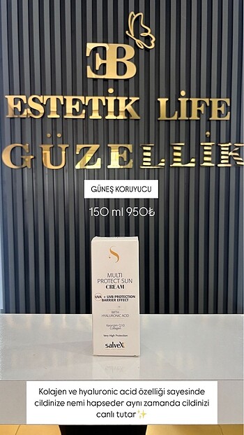 Salvex Güneş Koruyucu Krem