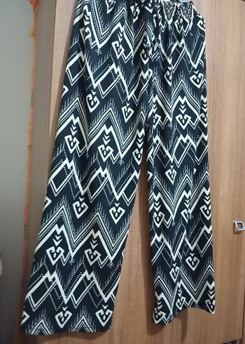 Bohem Desenli Bol Kesim Kadın Pantolon - Görsel 2