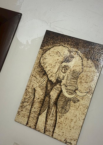 Fil Temalı Sanat tablo - Görsel 3