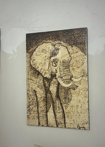 Fil Temalı Sanat tablo - Görsel 2