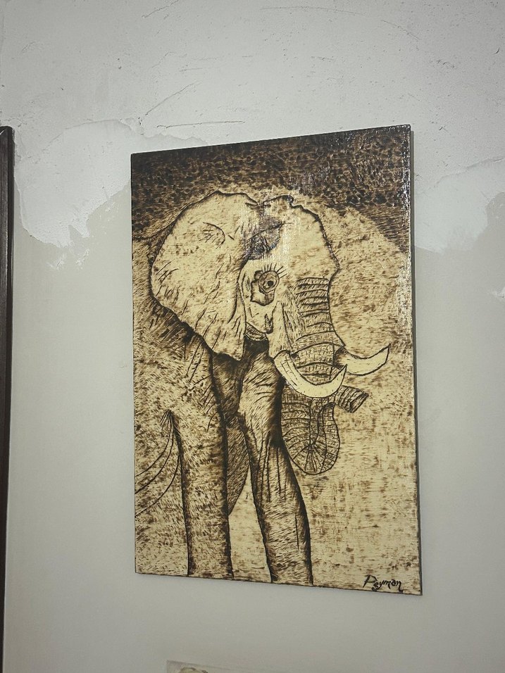 Fil Temalı Sanat tablo - Görsel 2